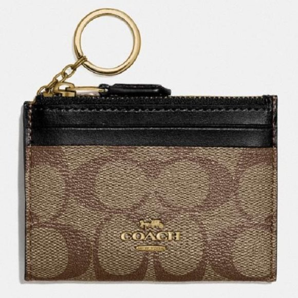Coach Accessories - $49 *NEW* Coach Mini Skinny Id Case SIgn Canvas